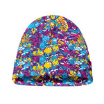 Colorful Aloha Camouflage Flower Print Beanie