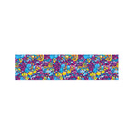Colorful Aloha Camouflage Flower Print Bed Runner