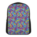 Colorful Aloha Camouflage Flower Print Casual Backpack