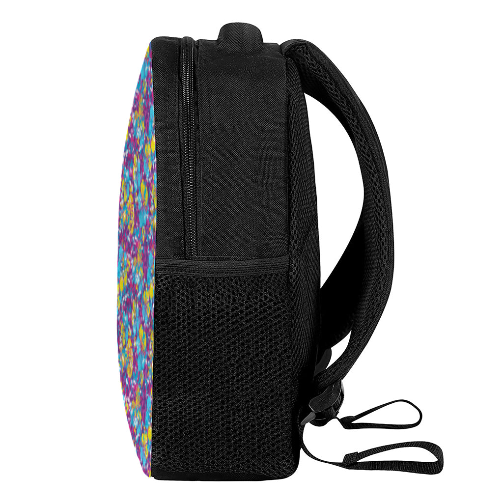 Colorful Aloha Camouflage Flower Print Casual Backpack