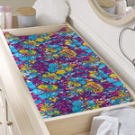 Colorful Aloha Camouflage Flower Print Changing Pad Cover