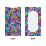 Colorful Aloha Camouflage Flower Print Changing Pad Cover