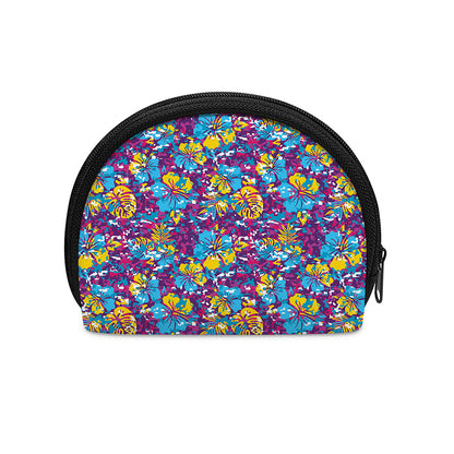 Colorful Aloha Camouflage Flower Print Coin Purse