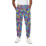 Colorful Aloha Camouflage Flower Print Cotton Pants