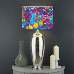Colorful Aloha Camouflage Flower Print Drum Lamp Shade