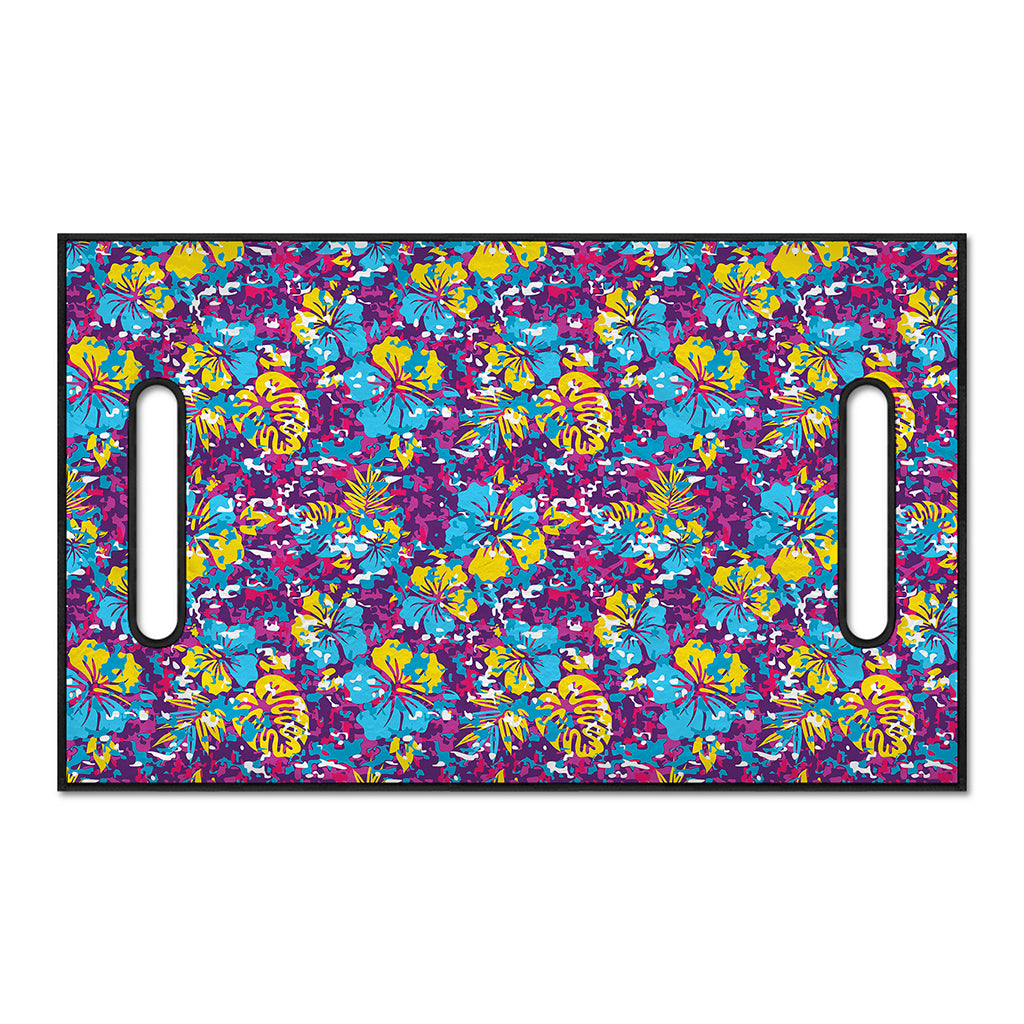 Colorful Aloha Camouflage Flower Print Golf Cart Seat Cover