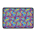Colorful Aloha Camouflage Flower Print Kitchen Mat