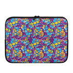 Colorful Aloha Camouflage Flower Print Laptop Sleeve