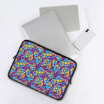 Colorful Aloha Camouflage Flower Print Laptop Sleeve