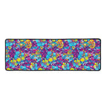 Colorful Aloha Camouflage Flower Print Long Kitchen Mat