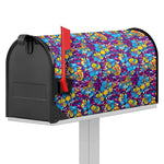 Colorful Aloha Camouflage Flower Print Mailbox Cover