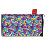 Colorful Aloha Camouflage Flower Print Mailbox Cover