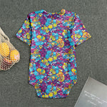 Colorful Aloha Camouflage Flower Print Men's Bodysuit