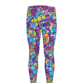 Colorful Aloha Camouflage Flower Print Men's Leggings