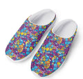 Colorful Aloha Camouflage Flower Print Mesh Casual Shoes