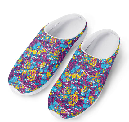 Colorful Aloha Camouflage Flower Print Mesh Casual Shoes