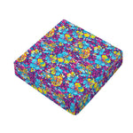 Colorful Aloha Camouflage Flower Print Outdoor Seat Cushion Cover
