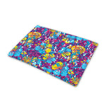 Colorful Aloha Camouflage Flower Print Pet Cooling Mat Cover