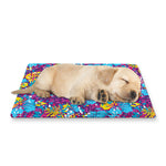 Colorful Aloha Camouflage Flower Print Pet Cooling Mat Cover