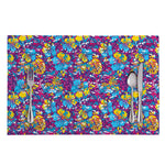 Colorful Aloha Camouflage Flower Print Placemat