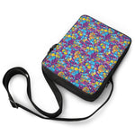 Colorful Aloha Camouflage Flower Print Rectangular Crossbody Bag