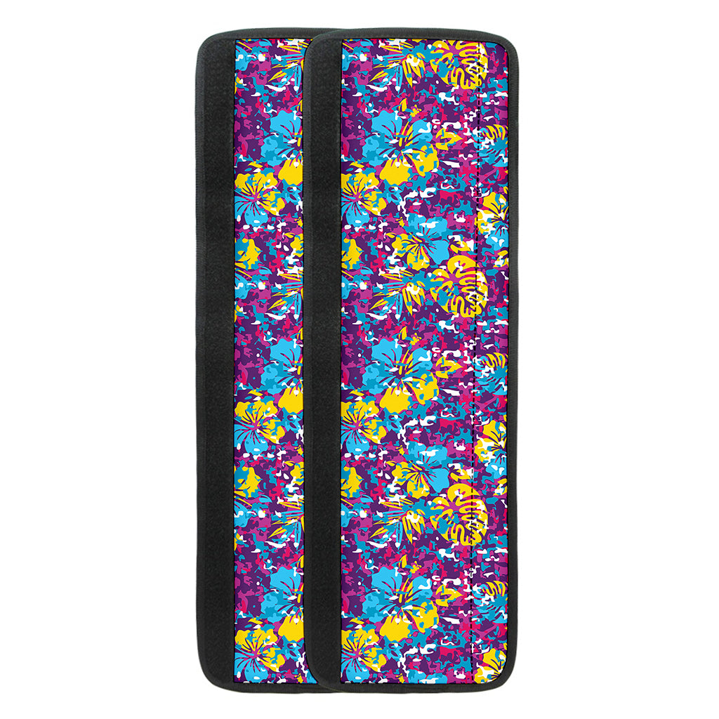 Colorful Aloha Camouflage Flower Print Refrigerator Handle Covers