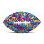 Colorful Aloha Camouflage Flower Print Rugby Ball
