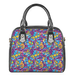 Colorful Aloha Camouflage Flower Print Shoulder Handbag