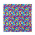 Colorful Aloha Camouflage Flower Print Silk Bandana
