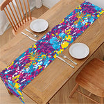 Colorful Aloha Camouflage Flower Print Table Runner