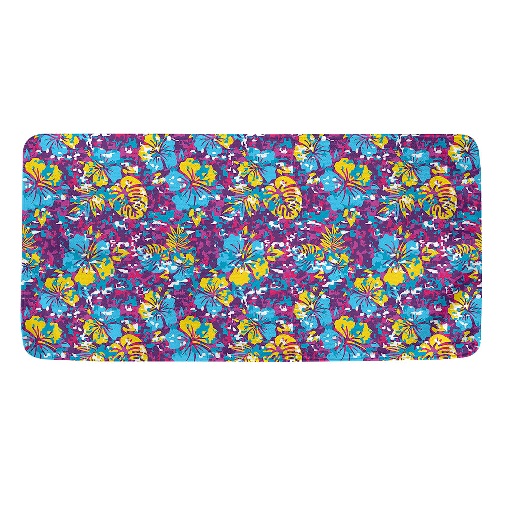 Colorful Aloha Camouflage Flower Print Towel