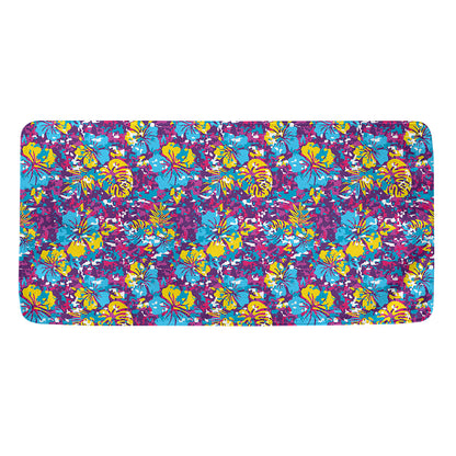 Colorful Aloha Camouflage Flower Print Towel