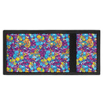 Colorful Aloha Camouflage Flower Print Trifold Wallet