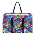 Colorful Aloha Camouflage Flower Print Utility Tote Bag