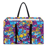 Colorful Aloha Camouflage Flower Print Utility Tote Bag