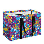 Colorful Aloha Camouflage Flower Print Utility Tote Bag