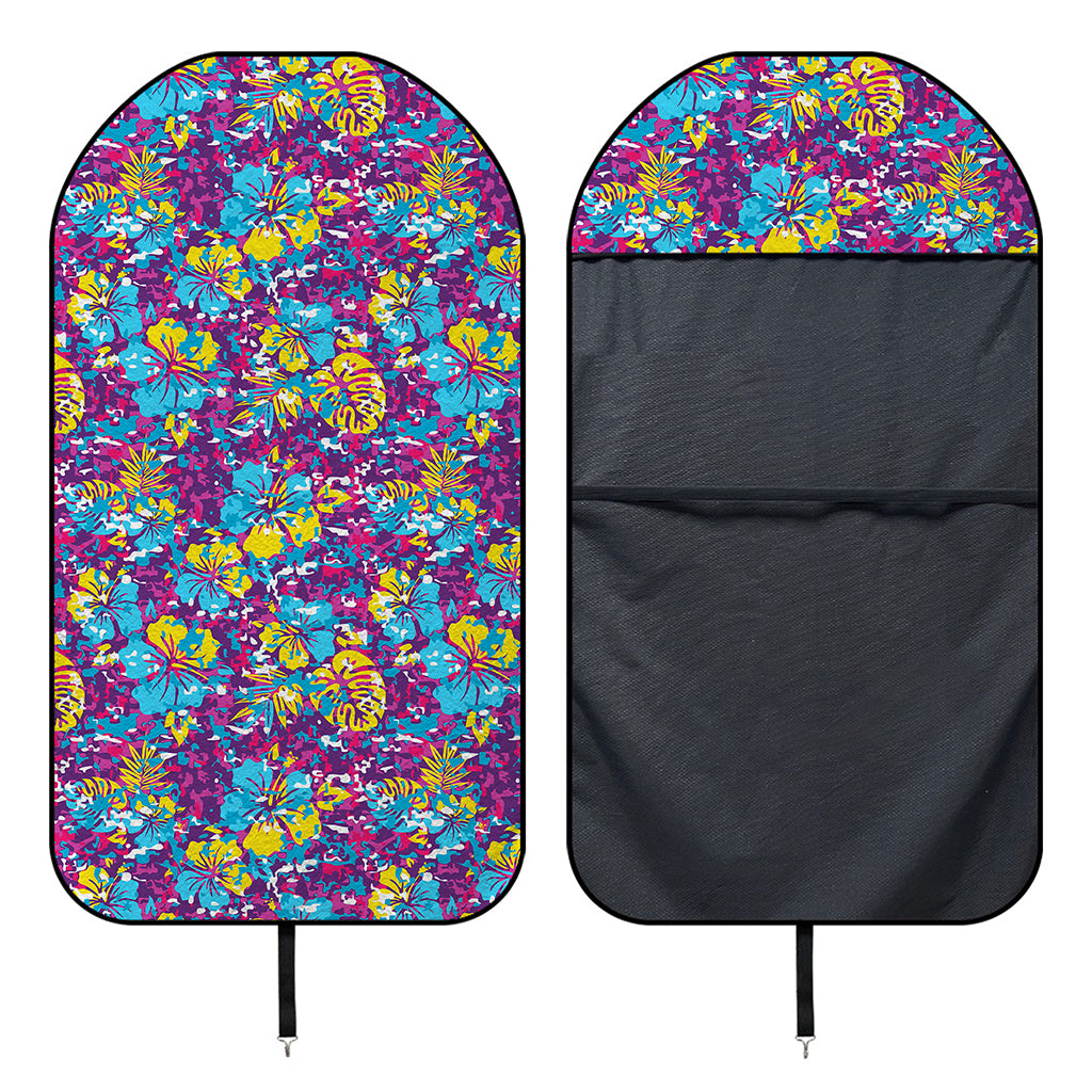 Colorful Aloha Camouflage Flower Print Waterproof Car Seat Cover