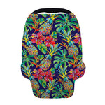 Colorful Aloha Pineapple Pattern Print Baby Seat Cover