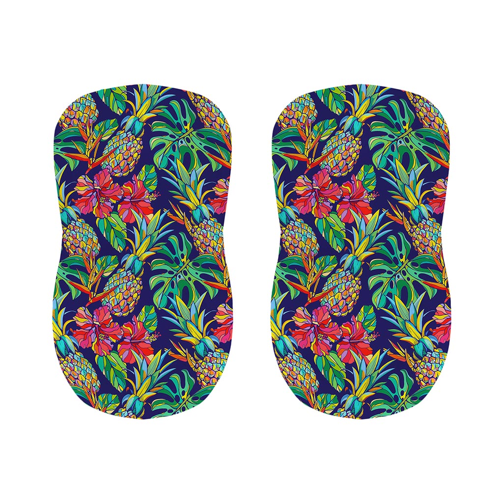 Colorful Aloha Pineapple Pattern Print Bar Stool Covers