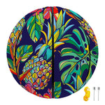Colorful Aloha Pineapple Pattern Print Basketball