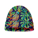 Colorful Aloha Pineapple Pattern Print Beanie