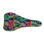 Colorful Aloha Pineapple Pattern Print Bicycle Seat Cover