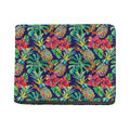 Colorful Aloha Pineapple Pattern Print Bifold Wallet