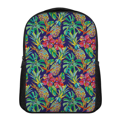 Colorful Aloha Pineapple Pattern Print Casual Backpack