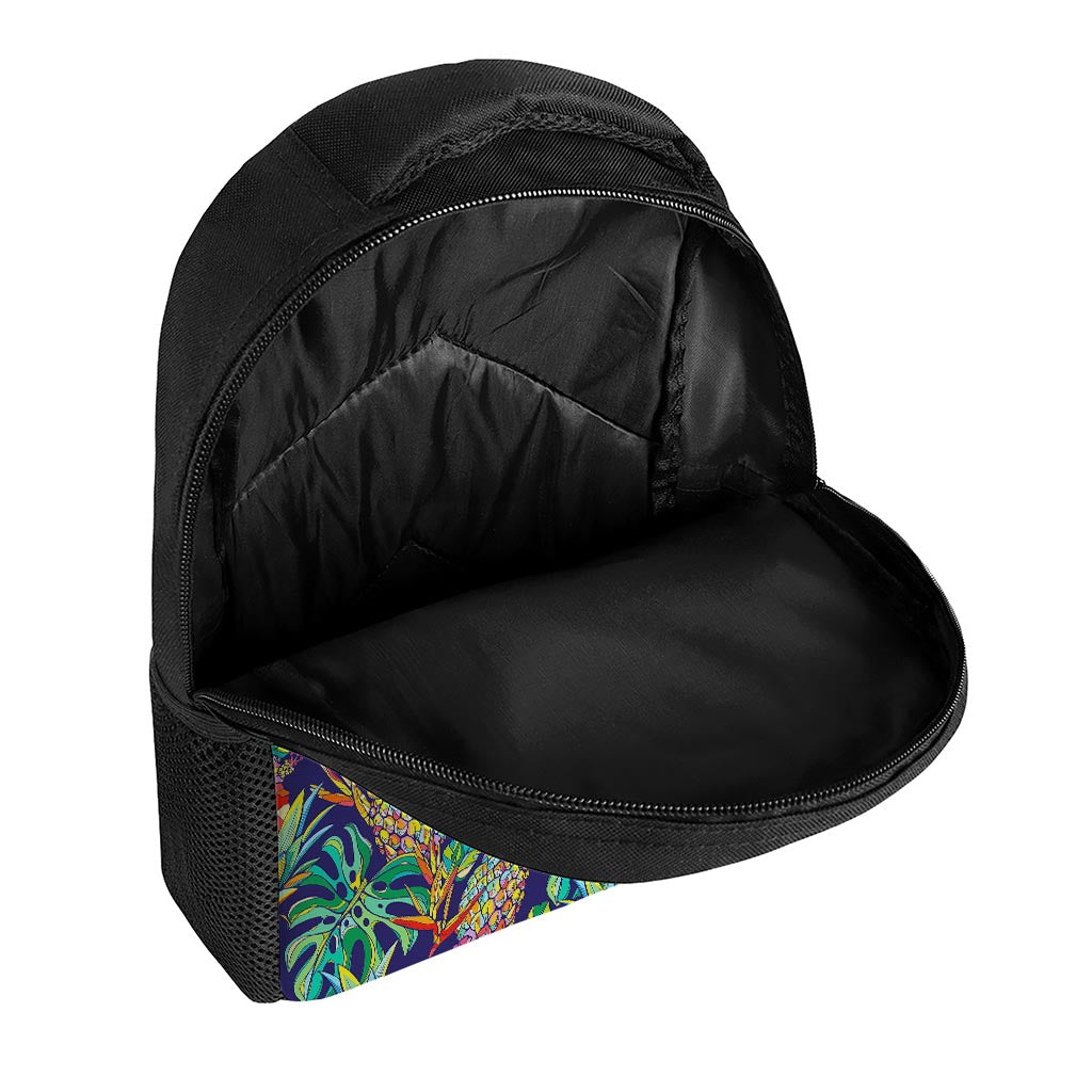 Colorful Aloha Pineapple Pattern Print Casual Backpack