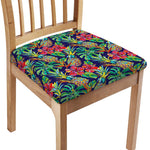 Colorful Aloha Pineapple Pattern Print Chair Cushion Cover