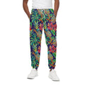 Colorful Aloha Pineapple Pattern Print Cotton Sweatpants
