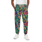 Colorful Aloha Pineapple Pattern Print Cotton Pants