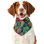 Colorful Aloha Pineapple Pattern Print Dog Bandana