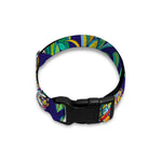Colorful Aloha Pineapple Pattern Print Dog Collar